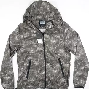 BEAUTIFUL GIANT CHARCOAL GRAY SMALL LIGHT WINDBREAKER RAIN JACKET MENS NWT NEW - Picture 1 of 9