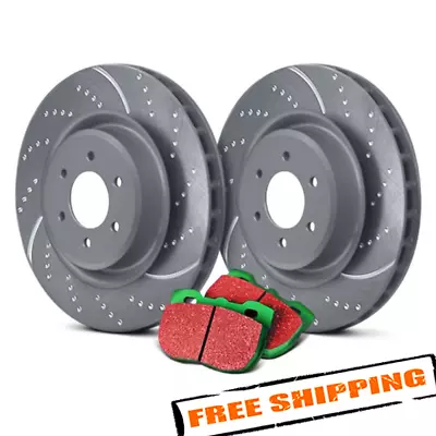 Kit de frenos EBC Stage 10 Super Sport con hoyuelos y ranurados para Nissan 300ZX 90-96 Foto 1 de 4