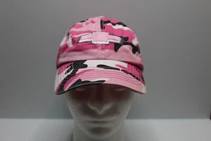 CHEVY PINK CAMO BASSBALL GOLF FISHING SNAPBACK CAP - Picture 1 of 6