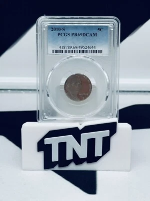 2010 S 5C Jefferson Nickel PCGS PR69DCAM - Image 1 of 2