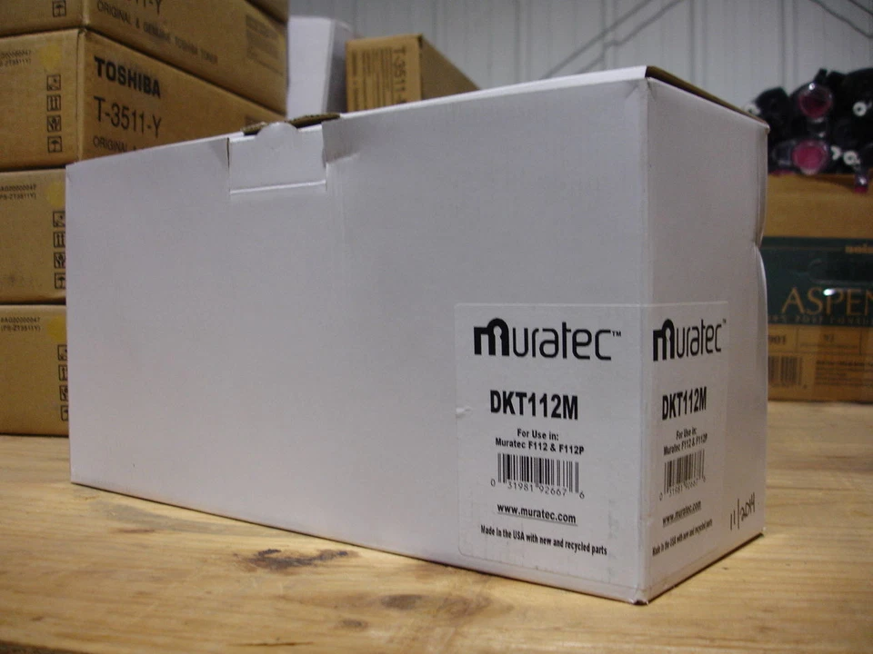 Muratec DKT112 high yield toner cartridge for Muratec F-112 and F-112P printers - Image 1 of 1