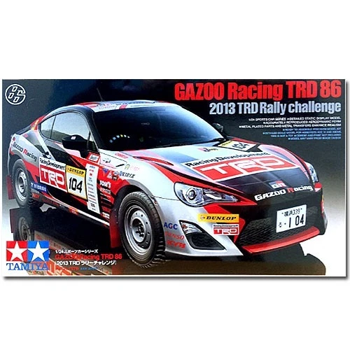 KIT TAMIYA 1:24 AUTO  GAZOO RACING TRD 86 2013 TRD RALLY CHALLENGE  ART 24337  - Immagine 1 di 1