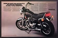 1980 Yamaha XS650 Spezial Motorrad Foto "Schön" 2 Seiten Vintage Druck Anzeige