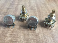 Gibson Potentiometer 300k Linear Taper Long Shaft Pot QTY 4 MADE IN USA