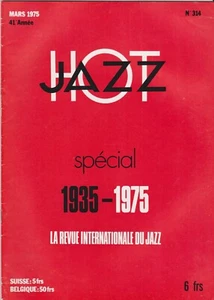 FRENCH JAZZ HOT MAGAZINE 314 MARCH 1975 SPECIAL - Imagen 1 de 1