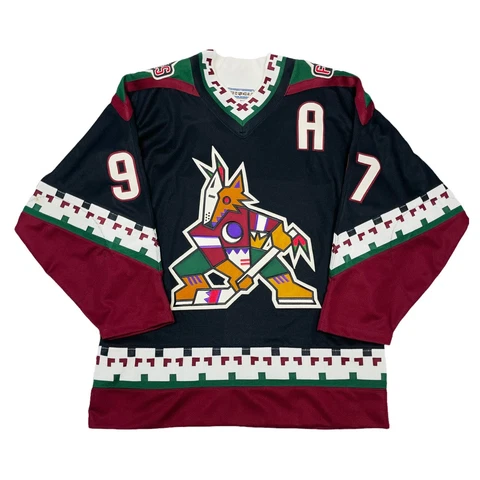 VTG PHOENIX COYOTES #97 ROENICK AUTHENTIC ON ICE STARTER HOCKEY JERSEY SIZE 46 Cover
