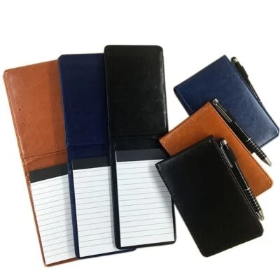 Leather Cover Pocket Planner A7 Notebook Small Notepad Note Book Mini Notepad - Image 1 of 4