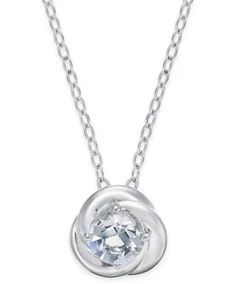 Collar de cristal transparente tono plata Eliot Danori #67 $35 Foto 1 de 4