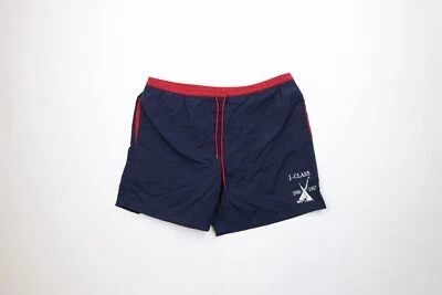 Pantalones Cortos Forrados De Colección Años 90 Nautica Para Hombres Grandes Deletrear Clase J Velero Foto 1 de 4