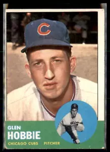1963 Topps #212 Glen Hobbie - Picture 1 of 2