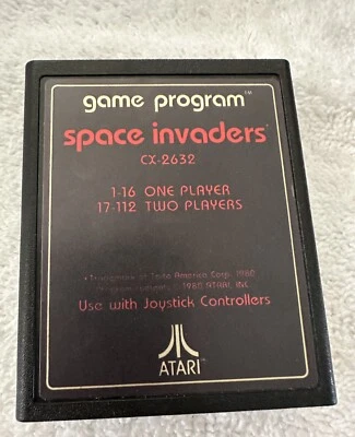 Space Invaders (Atari 2600, 1980) cartridge only - Image 1 of 2