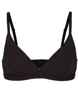 SKIMS Fits Everybody Crossover Bralette Onyx Bra XS - Picture 1 of 5
