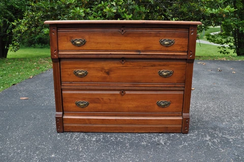 Antique Eastlake Dresser Cover