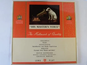 Chausson - Poeme - Saint-Saens - David OISTRAKH - MUNCH - RARE ALP1460 HMV LP - Picture 1 of 2