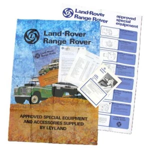 LAND ROVER RANGE ROVER Approved Special Equipment Publicity Piece 1977 LEYLAND - Picture 1 of 7