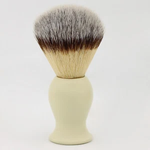 SYNTHETIC SILVER TIP BADGER HAIRS SHAVING BRUSH HOME SHAVE BARBER SALON BRUSHES - Picture 1 of 3