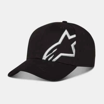 Alpinestars Corp Snap 2 Hat Black / White- Sportswear Snap Back Cap