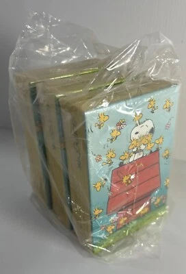 Vintage Springbok Peanuts Snoopy & Woodstock 100 pc PZL4721 Sealed New Lot of 3 - Image 1 of 4