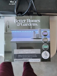 Better Homes & Gardens 16 ft LED Flat Strip Light Soft White Indoor/Outdoor - Picture 1 of 2