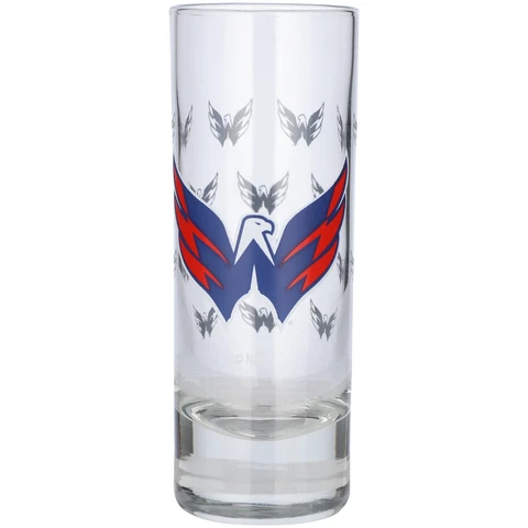 Washington Capitals 2.5oz. Satin-Etched Tall Shot Glass Cover