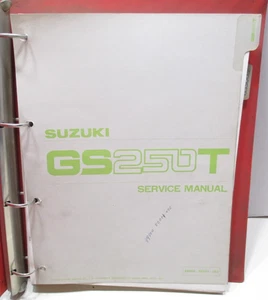 1980-1982 80 81 82 Suzuki GS 250 T OEM Service Manual 99000-85551-0E3 - Picture 1 of 4