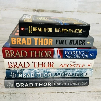 Lot Of 6 Brad Thor Hard Cover PB Thriller Book Collection Full Black Apostle - Image 1 of 4