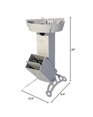 Spitfire BBQ Grill Set for Patrol Rocket Stove, Grill with cast Iron Rack,... - Image 1 of 4