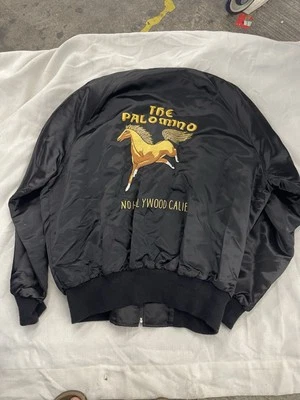 ВИНТАЖНЫЙ PALOMINO Hollywood клуб куртка атласная куртка sz XXL H55 - Изображение 1 из 4