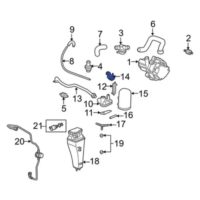 For Porsche Boxster 97-08 Automatic Transmission Oil Cooler Control Valve Foto 1 de 4