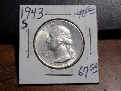 1943-S Washington Quarter - Choice BU - Image 1 of 2