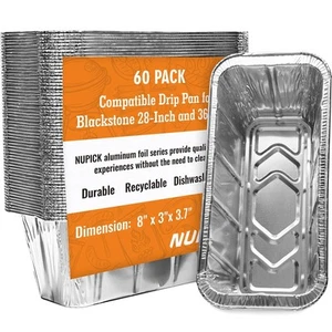 60-Pack Blackstone Griddle Accessories, 5017 Grease Cup Liner for Blackstone ... - Picture 1 of 6