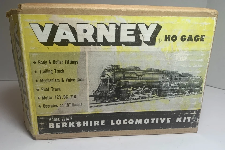 1950 年代 VARNEY HO BERKSHIRE & PACIFIC LOCO 套件 - 部分组件和大量零件 — 第 1/4 张图片