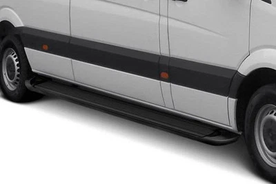 Tablas de correr Black Horse TRANSPORTER negras para Ram ProMaster 3500 2014-2025 Foto 1 de 4