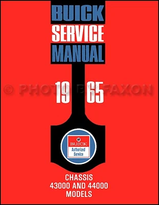 Libro de servicio de reparación manual Buick Special and Skylark Shop 1965 Foto 1 de 4