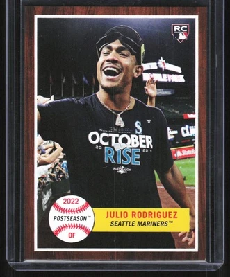 2022 Topps Throwback Thursday Julio Rodriguez RC  #125 Image Variation SP - Image 1 of 2