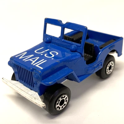 Lesney Matchbox Superfast Sleet-N-Snow Jeep No.11 Blue 1976 Made In England  - Image 1 of 4