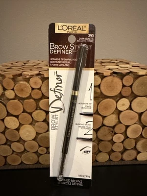 L'Oreal Paris Brow Stylist Definer 390 Dark Brunette Ultra Fine Tip NEW - Image 1 of 2