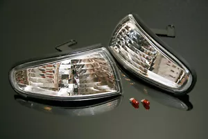 Circuit Sports Clear Front Corner lights set for 95-96 S14 Zenki JDM USDM - Foto 1 di 2