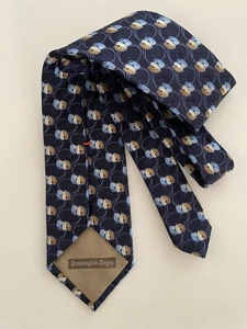 ZEGNA SILK TIE 60X3.5/8" WIDE.NEW.ITALY. - Picture 1 of 2