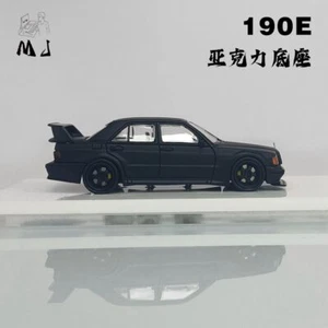 MJ 1:64 Mercedes Benz 190E Diecast Coche de Juguete Modelo Regalos Negro Limitado 499 - Imagen 1 de 6
