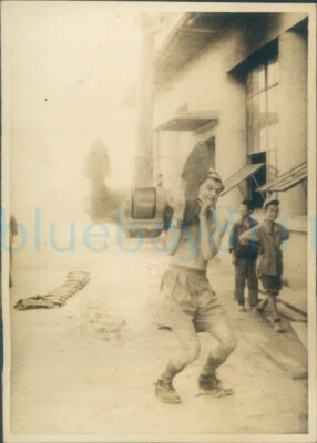 1946 Japan Kure Royal Engineers Atlas Anchor Orig Photo by British Soldier 3x2" - Image 1 of 2