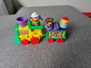 Fisher Price Little People 2001 2002 Musical Animal Zoo Train Engine Working - Bild 1 von 6