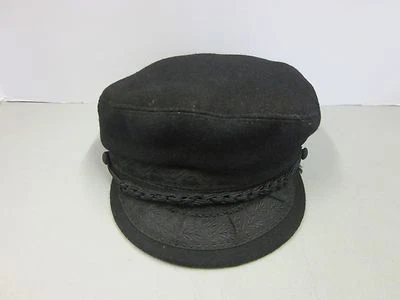 Gorra/sombrero de pescador griego auténtico vintage lana/nylon WPL #7125 trabajador portuario Foto 1 de 4