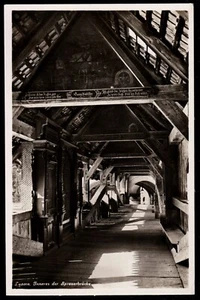 Luzern Inneres der Spreuerbrucke Switzerland Postcard - Picture 1 of 2
