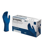 GLOVEWORKS HD Medical Blue Latex Gloves Box of 50 13 Mil Size Medium 12 I...