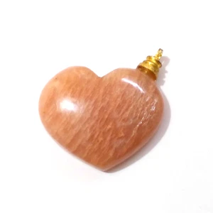 Fabuloso taladro cabujón amazonita melocotón A+ forma de corazón piedra preciosa suelta de 16,50 quilates - Imagen 1 de 7