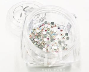 Nail Art Strasssteine ca.100 St multicolor Glas Strass AB Hologramm Kristall SS5 - Picture 1 of 11