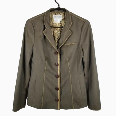 Chaqueta blazer con botones W by Worth para mujer mezcla de lana 4 Foto 1 de 3