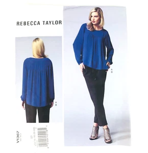 Vogue Wardrobe 1367 Sewing Pattern Rebecca Taylor UNCUT Top Pants 2010s Sz 14-22 - Picture 1 of 8