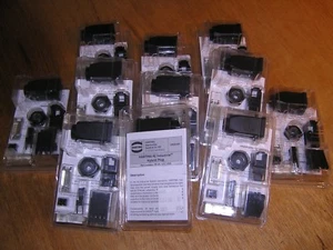 NEW - Lot of 11x Harting 09451251300 Han3A RJ45 Hybrid Cat5 plug 4+4p IDC - Picture 1 of 7